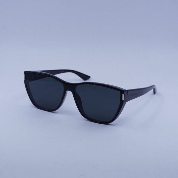 Saint Laurent SL 758 001 Sunglasses Black Cat Eye Frame, Dark Grey Lenses - Picture 1 of 10